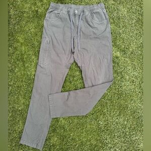 BYLT Basics Weekender Pants Ripstop Elastic Waist Casual Tapered Fit Stretch M